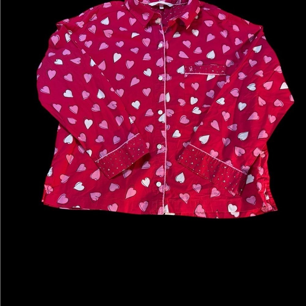 Victoria's Secret Red Heart Pajama set
